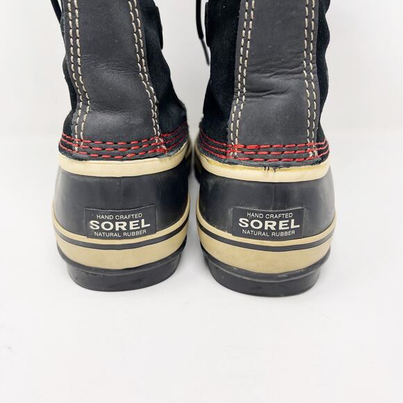 Sorel Womens Size 9 Black Joan of Arctic Waterproof Suede Leather Winter Boots - Picture 10 of 12